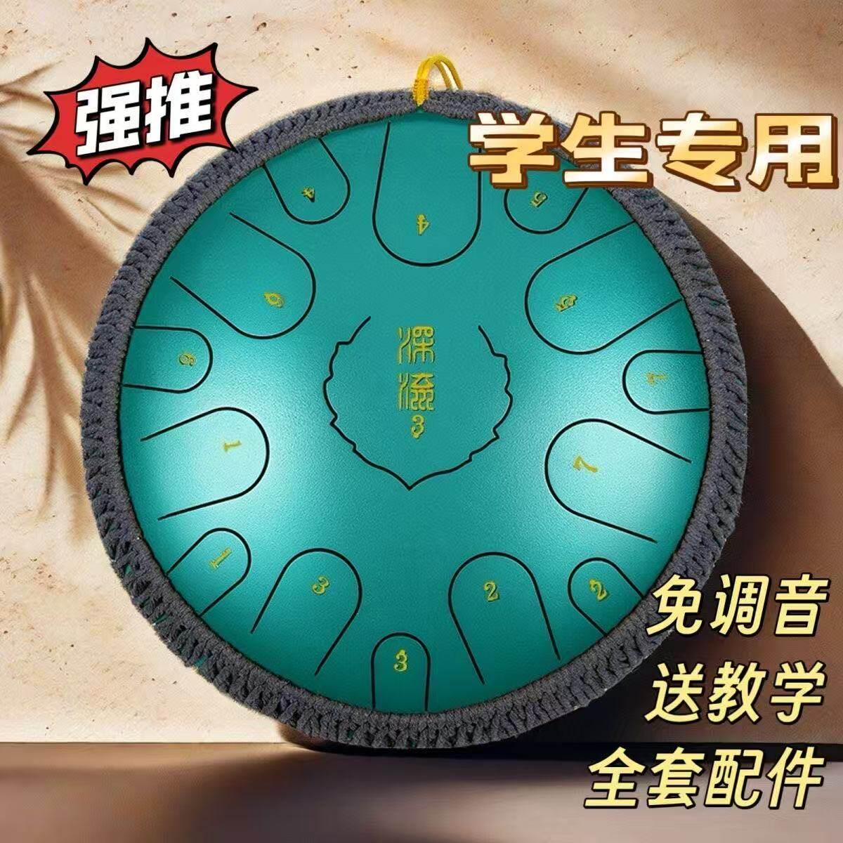 官方旗舰店专业级正品空灵鼓演奏级别乐器学校推荐碳钢款学生乐器