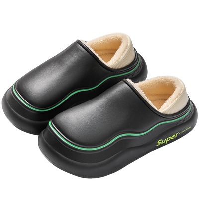 瑞迪柯包跟防水简约居家厚底棉鞋