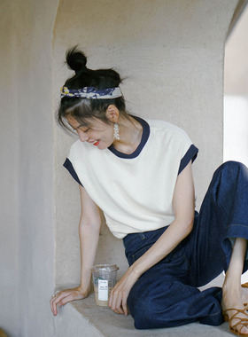 Ginger ale 2021/FW “纯色的夏末” 连袖式 针织衫