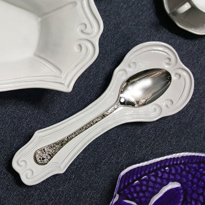 韩国直邮 VBC casa 意大利勺筷托盘 陶瓷西餐餐具托架刀叉盘子