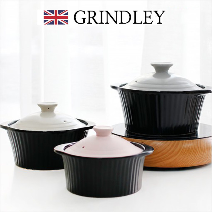 韩国直邮 grindley 电磁炉陶瓷砂锅家用煲汤沙锅炖锅不粘耐热汤锅