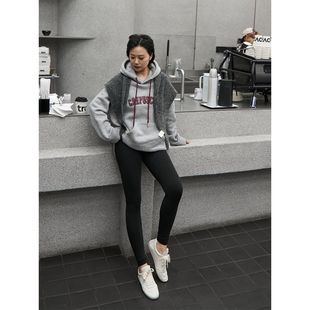 小温泉 lulu裤 祼感谁懂 显瘦保暖外穿打底裤 加绒瑜伽裤 TOFOD