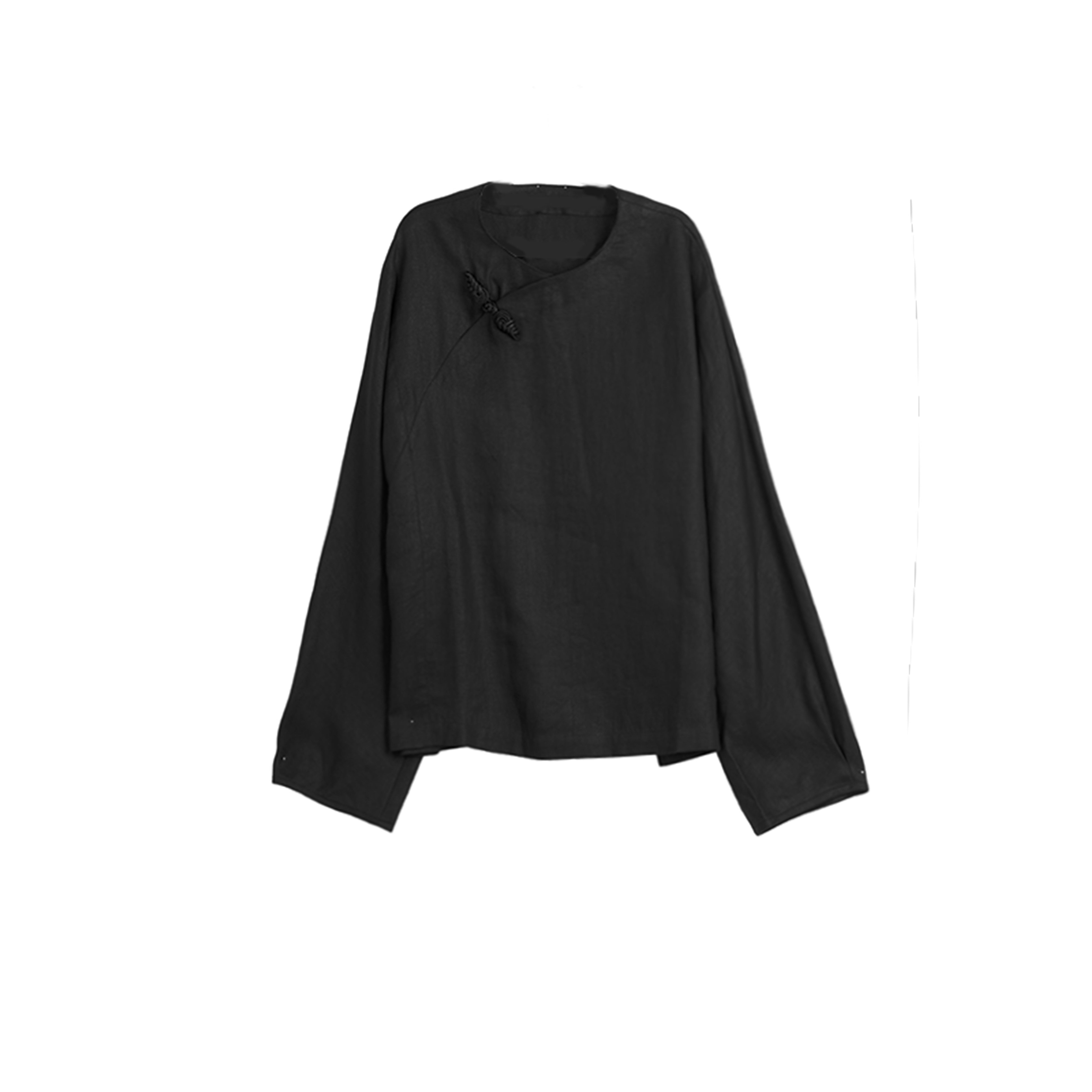 no退no换 原1380  高端亚麻纯手工盘扣设计感长袖衬衫中式马褂,女装/女士精品,衬衫,淘宝优惠券,粉丝福利购,淘宝优惠卷