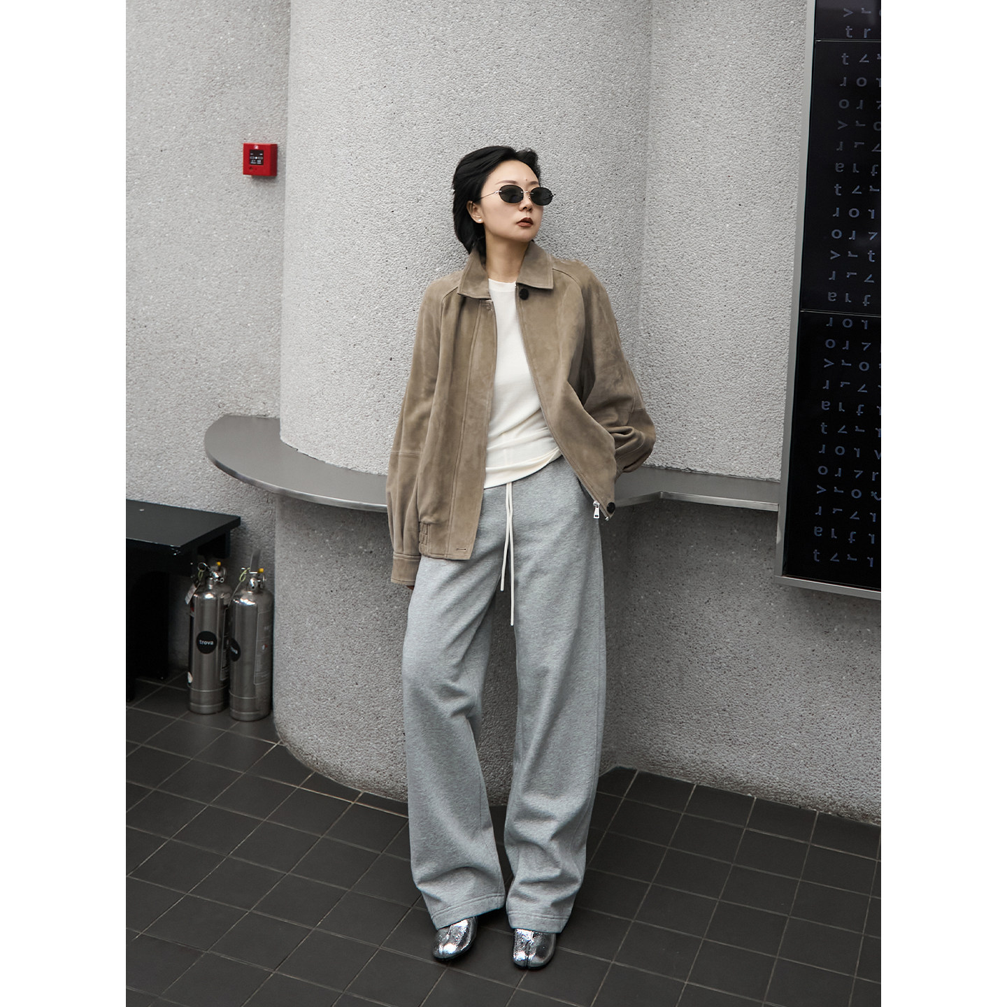 TOFOD 博主裤 加绒卫裤 精纺羊毛宽松休闲裤弯刀阔腿裤慵懒女长裤,女装/女士精品,休闲裤,淘宝优惠券,粉丝福利购,淘宝优惠卷