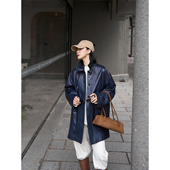 复古皮衣外套中长款 土耳其进口重油蜡皮宽松皮风衣 曼哈顿 TOFOD