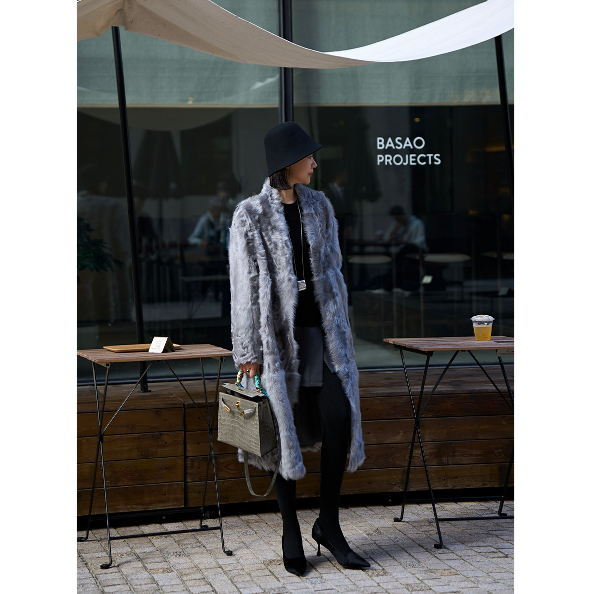 小湖羊高端皮毛一体皮草大衣