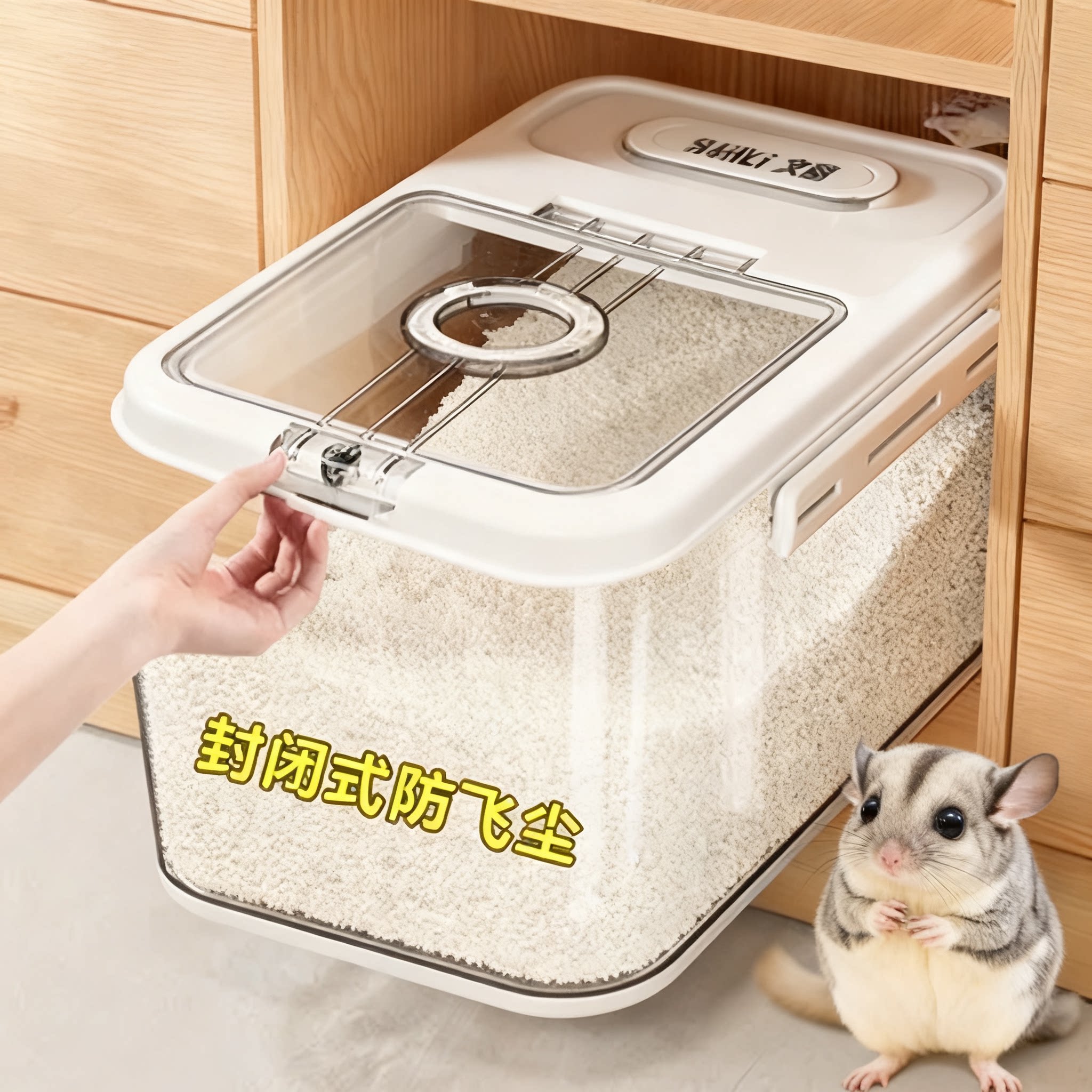 龙猫浴室洗澡神器防尘浴沙飞溅封闭式洗澡盆宠物龙猫荷兰猪专用品