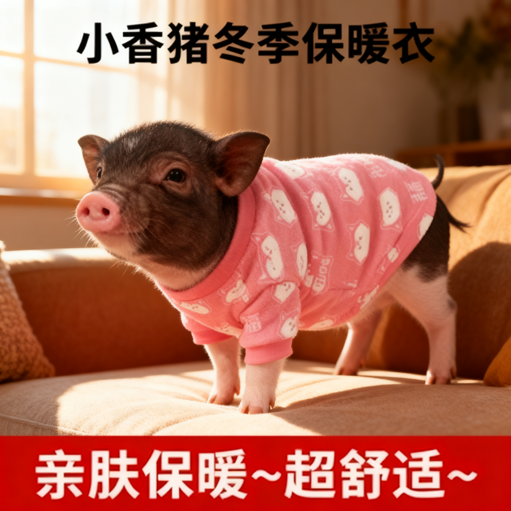 小香猪宠物秋冬保暖衣服宠物猪两脚舒暖绒可爱服饰外出过冬保暖衣,宠物/宠物食品及用品,狗宠物服装/雨衣,淘宝优惠券,粉丝福利购,淘宝优惠卷