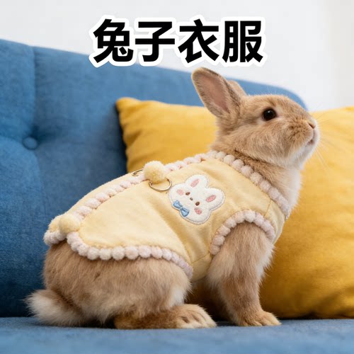 宠物兔子衣服专用冬天装扮