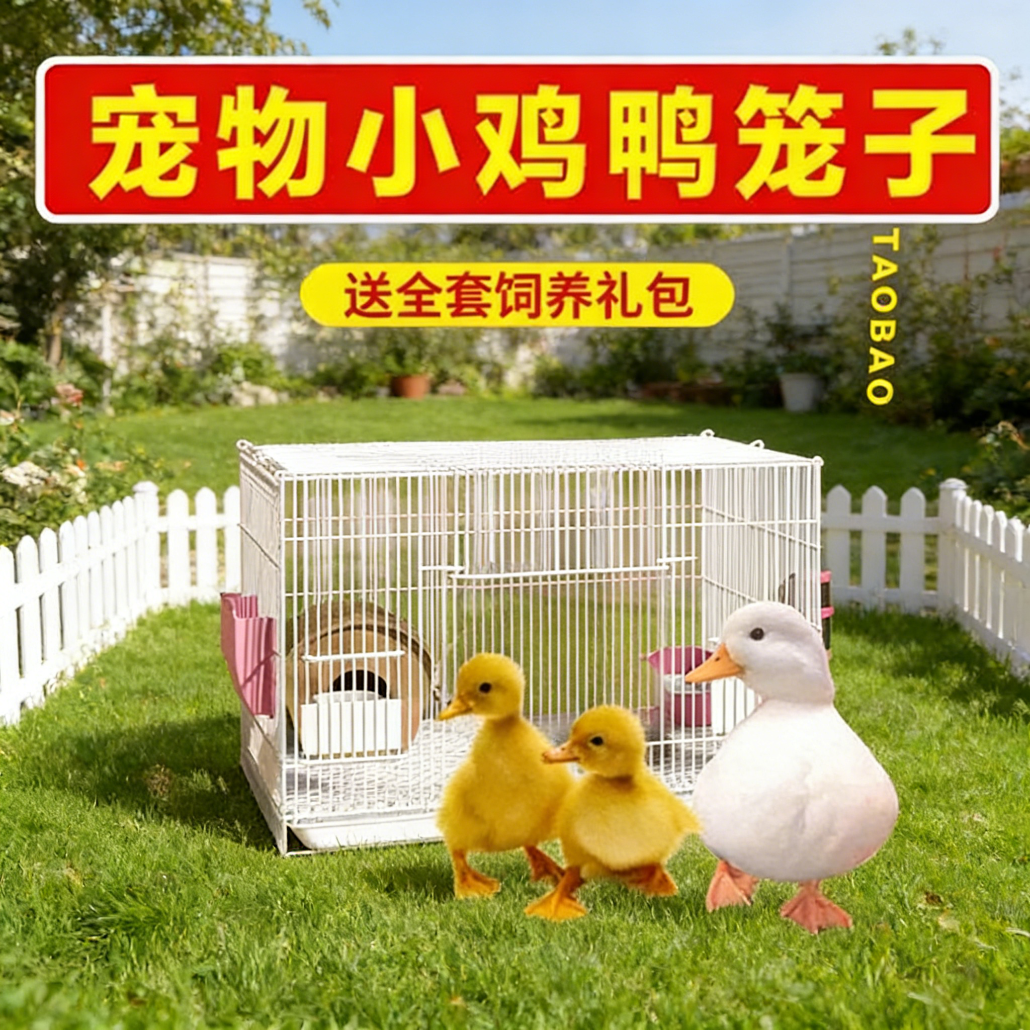 柯尔鸭专用笼子小别墅养小鸡鸭子鹅专用的房子窝室内豪华鸡鸭笼子,宠物/宠物食品及用品,鸟笼,淘宝优惠券,粉丝福利购,淘宝优惠卷