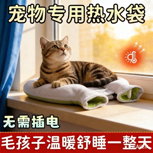 宠物专用热水袋猫咪窝狗肚