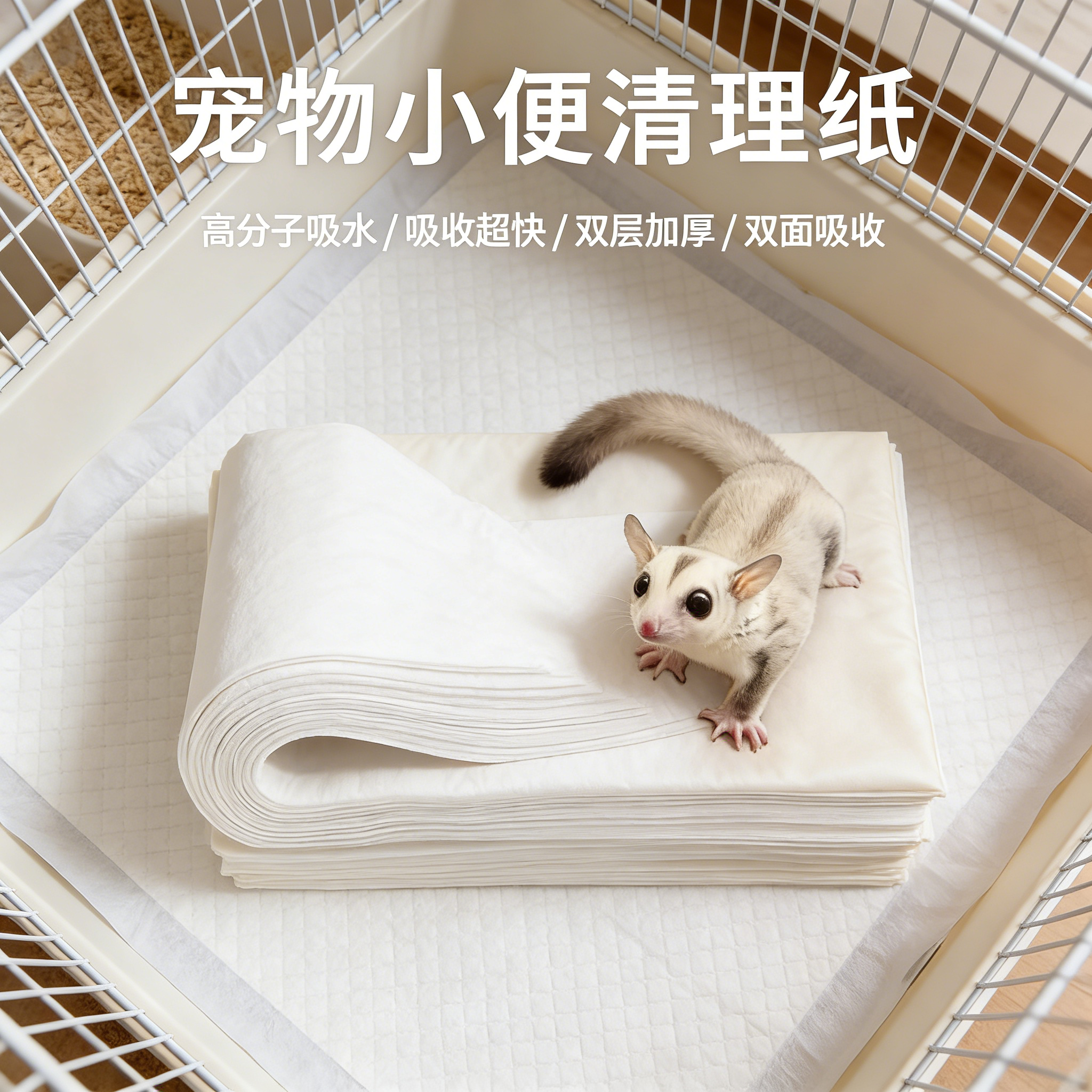 垂耳兔蜜袋鼯除臭尿片小鼬