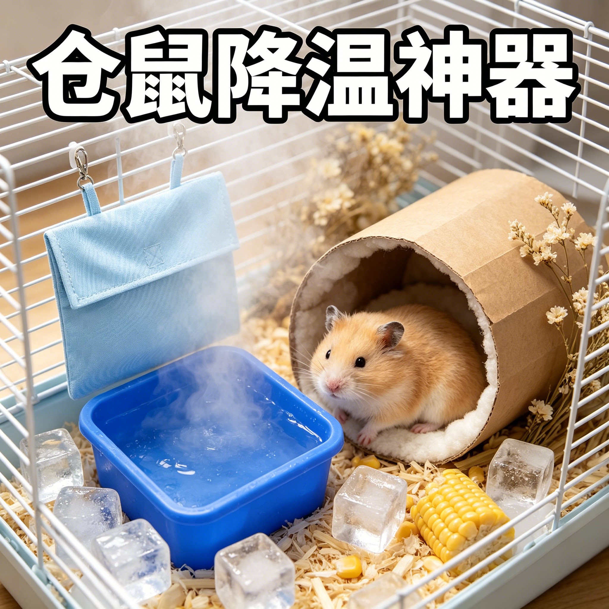 豚鼠专用降温冰窝冰屋宠物仓鼠龙猫夏季荷兰猪消暑冰袋散热用品