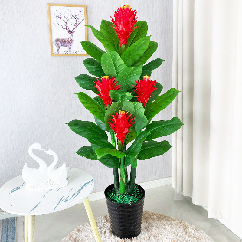 仿真鸿运当头绿植盆栽红色花朵客厅装饰室内植物大型落地仿生植物,鲜花速递/花卉仿真/绿植园艺,仿真绿植,淘宝优惠券,粉丝福利购,淘宝优惠卷
