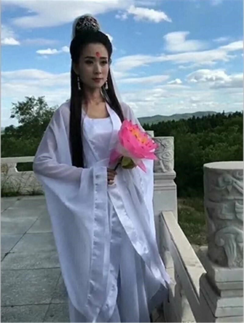 道士表演服装西游记观世音影视剧表演古装西游记观音菩萨演出服|ruв категории Женская одежда, костюм/национальная одежда/театр костюм, национальная одежда/этап погрузки - от Buy2taobao.com для оказания профессиональной услуги покупки агента Taobao