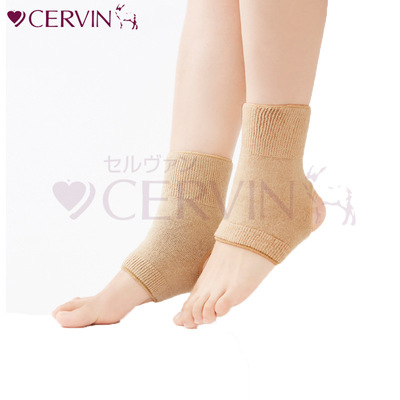 严选CERVIN日本原装进口里起毛陶瓷纤维保暖护脚裸脚适男女兼用