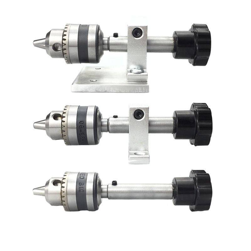 DIY佛珠机车床钻孔尾座小型木工车床顶针回转顶针小车床机床配件