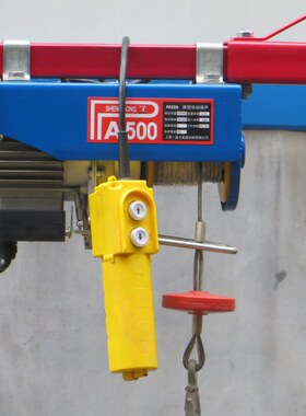 厂家直供家用220V联体微型电动葫 PA200-PA1200 带跑车一体式小吊