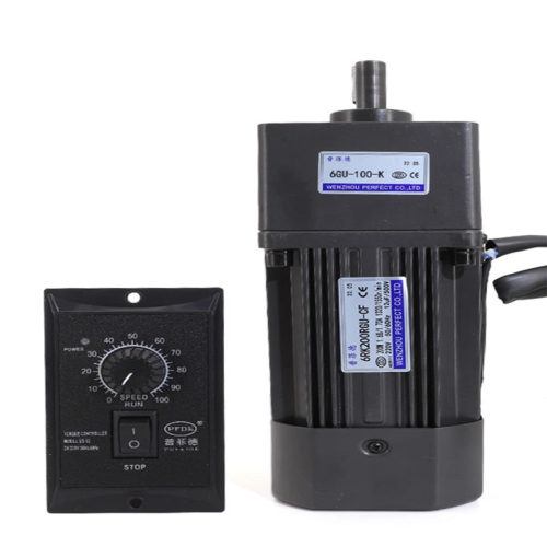 200W 220V调速电机/减速电机 可调变速电机6RK200GU-CF普菲德马达