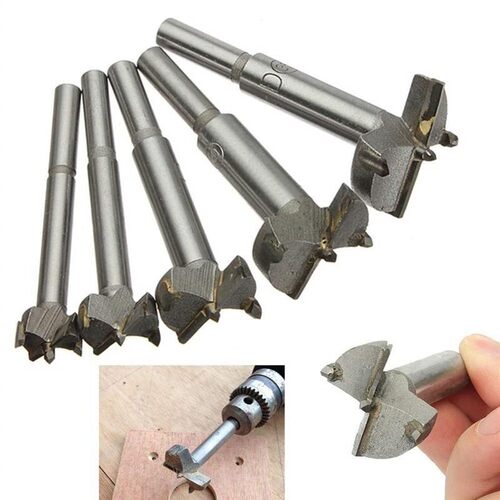 5pc平翼钻 木工开孔器 Carpentry Hole Punch Bit 扩孔铰链 打孔