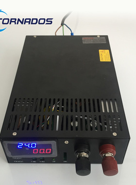 3000w24v开关电源0-24v12电压电流可调数显直流电源ls-3000-24