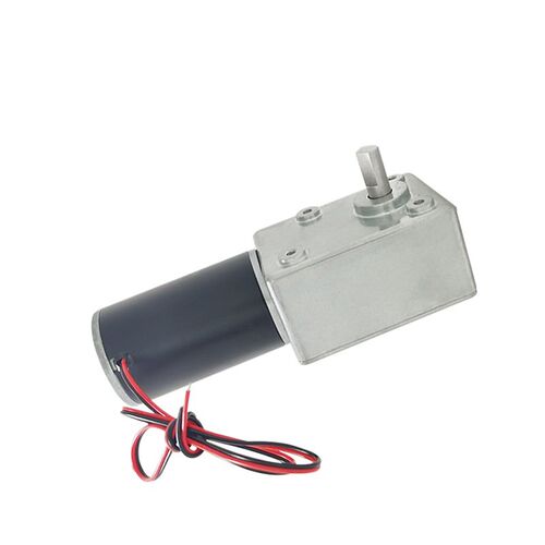 5882-45ZY直流减速电机涡轮蜗杆12V24V大扭矩低速马达自锁大功率