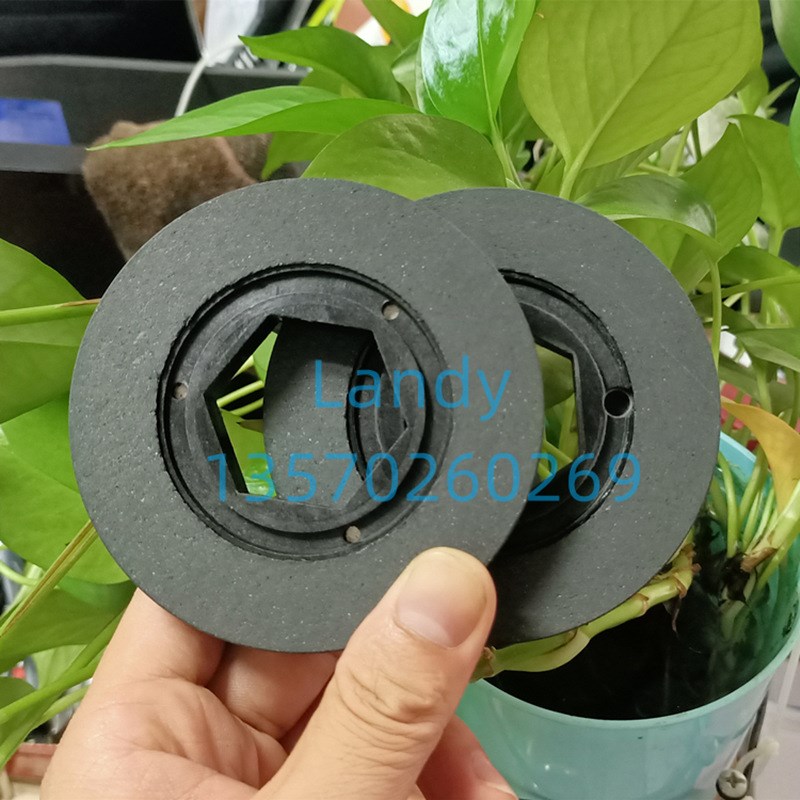 适用BRE10制动器FDB10六方轴刹车片抱闸摩擦盘外径77mm 内27mm