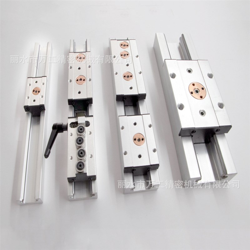 双轴心同步带直线滑台-输送料导轨模组-单滑块多滑块组合