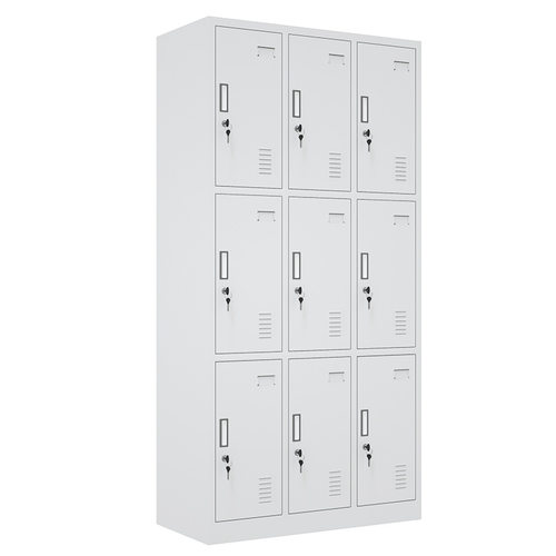 员工宿舍更衣柜文件柜带锁多门柜健身房美容院换衣柜浴室储物柜