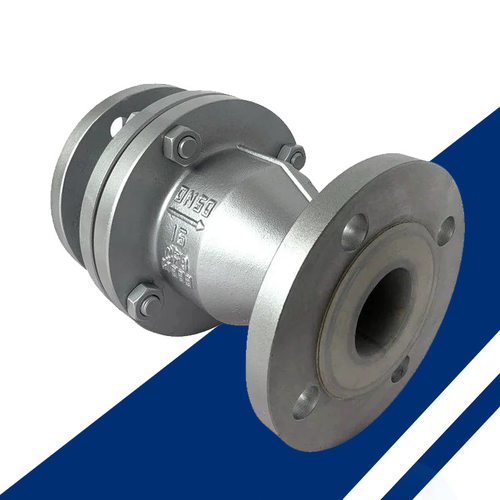 铸钢不锈钢衬四氟法兰旋启式止回阀H44F46-16衬氟逆止阀单向阀门