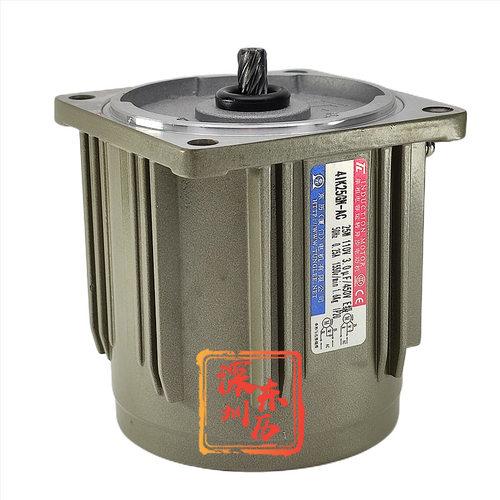 TL厦门东历单相电容运转异步电机4IK25GN-AC 25W感应定速马达110V