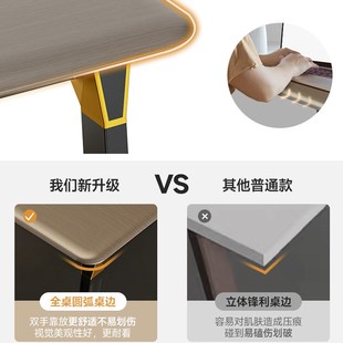 会议桌长桌简约现代会议室轻奢风六人小型开会桌多人培训桌椅组合