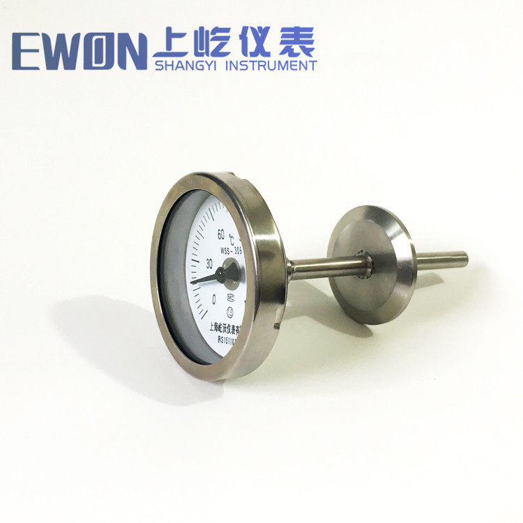 一体化双金属温度计WSS-481P带热电阻偶双金属温度计PT100 4-20mA图片