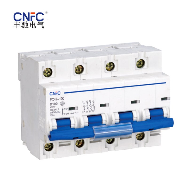 直供380V总开关4P125A空气开关三相交流配电箱DZ47小型断路器