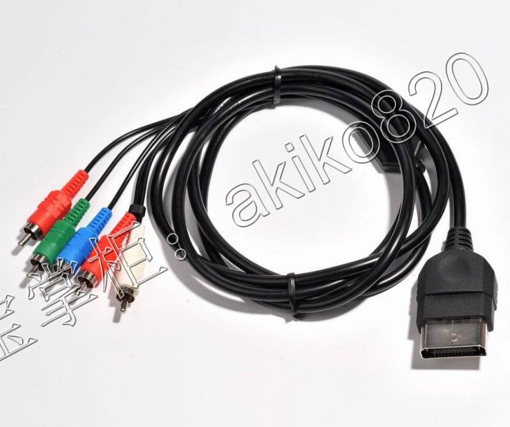 XBOX一代游戏机 色差线 分量线 分量端子5孔线 Cable线 视频线图片