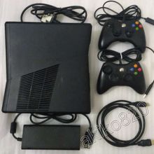 XBOX360游戏机SLIM脉冲直读破解+手柄+电源+硬盘+高清线=到手可玩