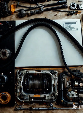 适配奥迪TT A6L A4 S3 A3大众EOS高尔夫尚酷正时皮带时规带原厂