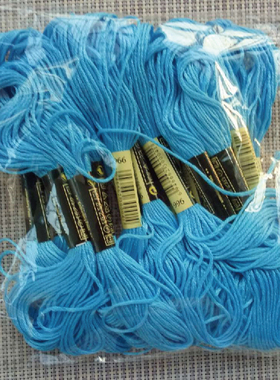 十字绣线号996 绣线20支\份8米/支 绣花线 十字绣配线补线 生态棉