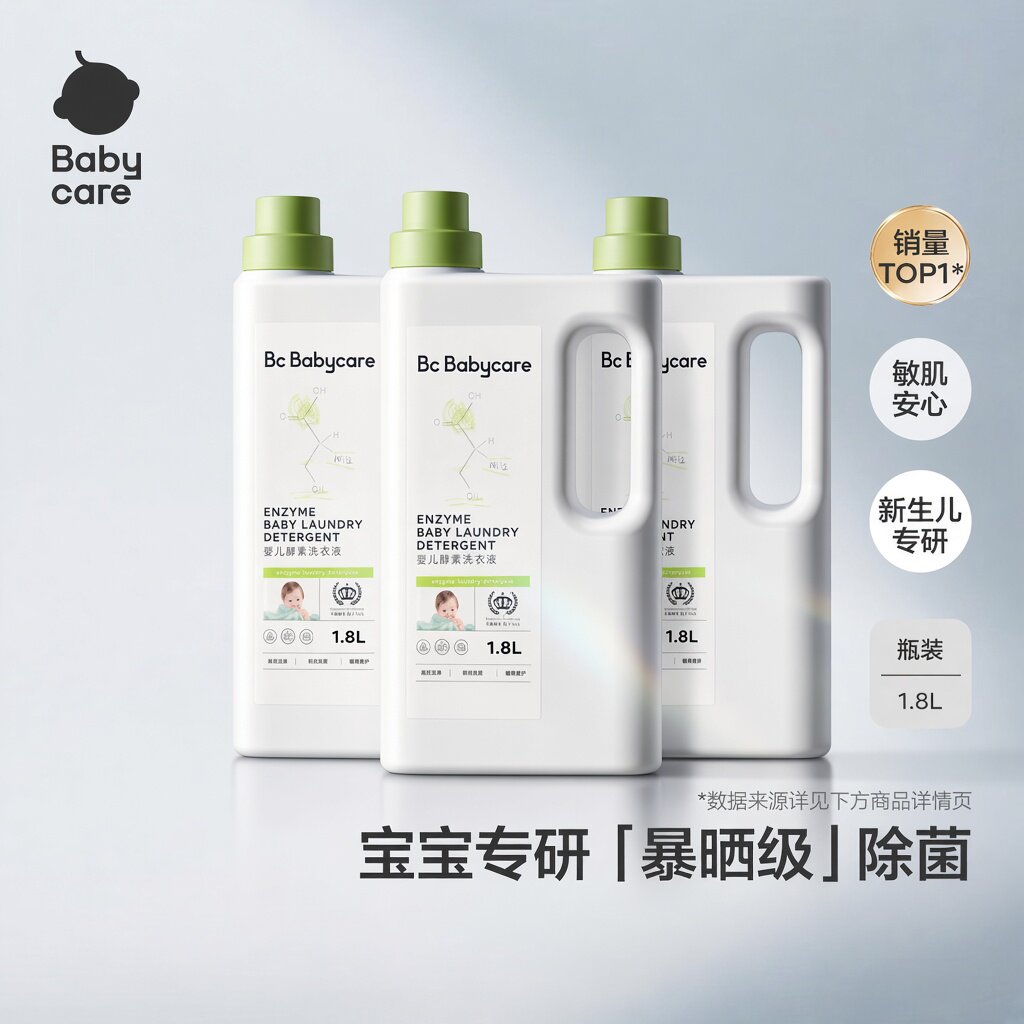 babycare婴儿洗衣液无酒精宝宝