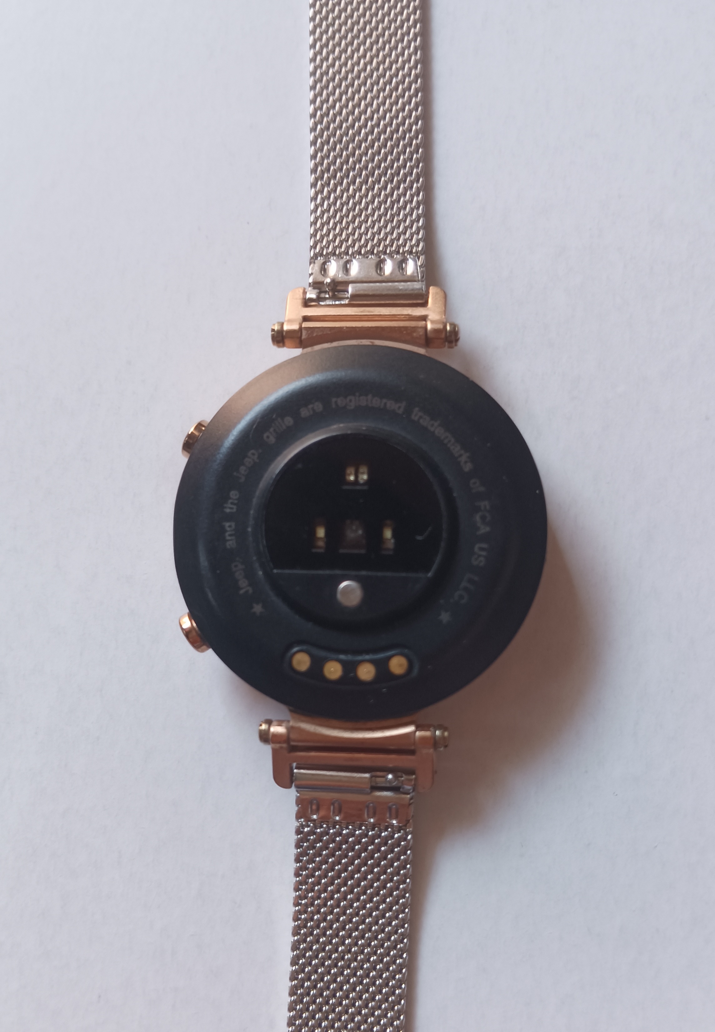 适用Jeep吉普智能小红表P01S运动多血压心率手表金属编织快拆表带