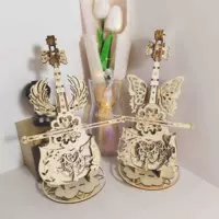 Пианино, музыкальная шкатулка, деревянный конструктор, DIY, подарок на день рождения