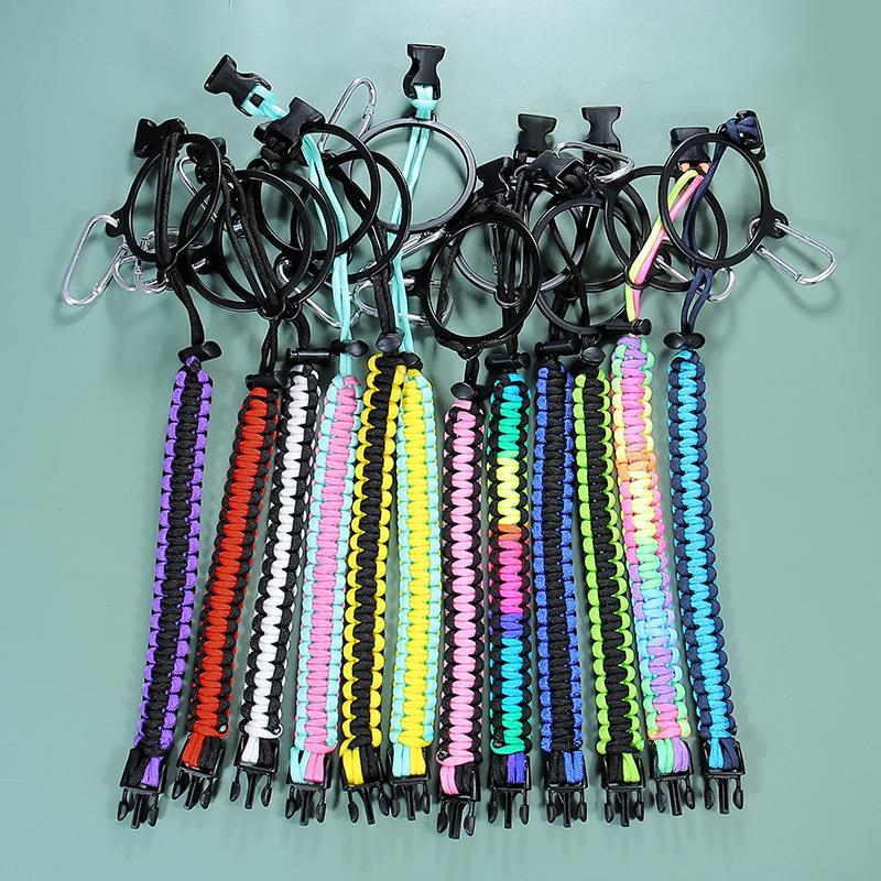 亚马逊hydroflask伞绳编织大口太空杯套保温杯水壶手提绳水杯拎绳