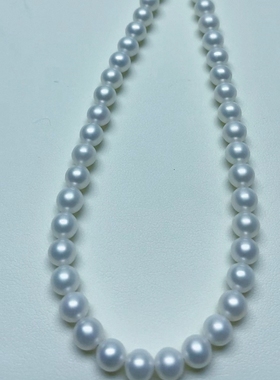 5-6mm正圆冷白无暇无核极光天花板收藏级高品质