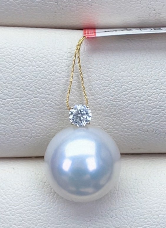 天花板13.2mm无暇伴彩彩虹珠18k镶,珠宝/钻石/翡翠,颈饰,淘宝优惠券,粉丝福利购,淘宝优惠卷