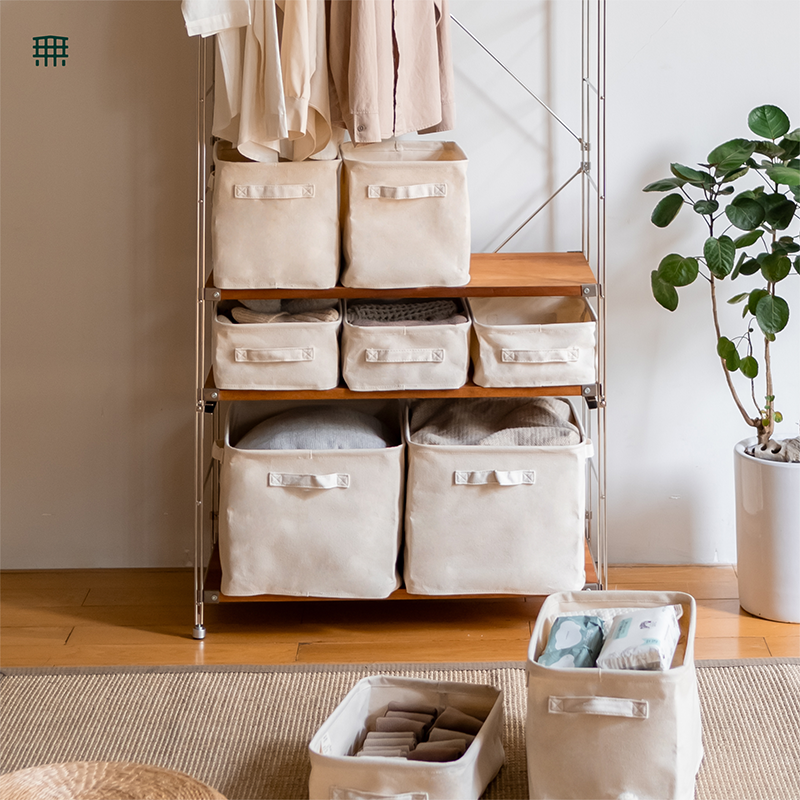 无即所有全棉整理箱衣服衣物超大容量储物箱玩具整理多尺寸收纳箱,收纳整理,收纳箱,淘宝优惠券,粉丝福利购,淘宝优惠卷