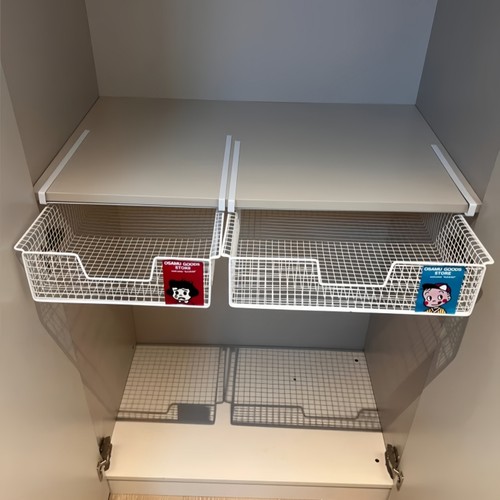 家用分层悬挂挂篮衣柜下挂置物架桌下挂篮免打孔吊柜收纳架子