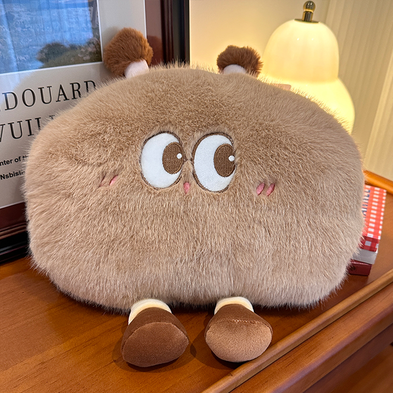 可爱热水袋充电款暖宝宝暖水袋毛绒萌防爆式冬季新款暖手宝电暖宝