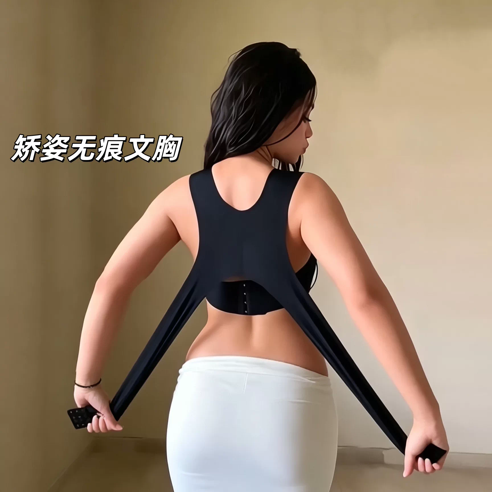 矫姿挺背内衣调整无痕聚拢防下垂