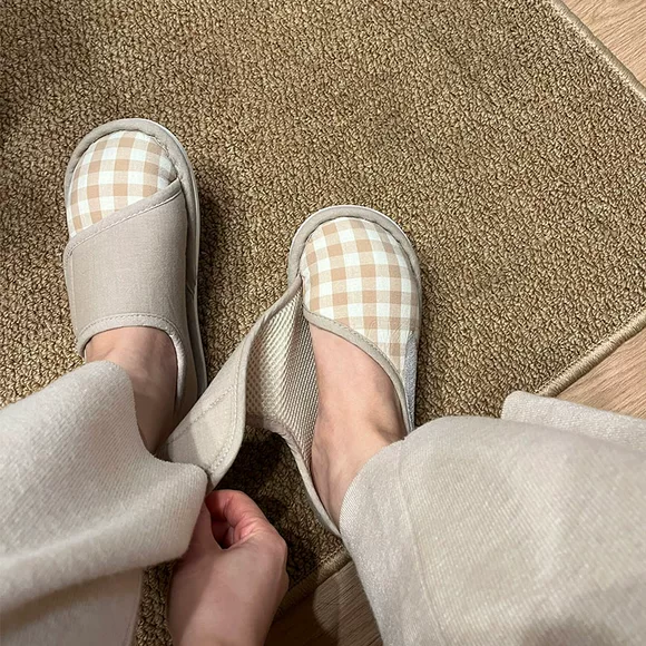 孕妇产妇大码月子鞋秋冬款8910月份家居夏季薄款软底防滑包跟厚底