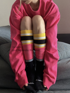 现货doublet多层袜口设计纯棉运动袜ins潮小腿袜男女情侣个性 袜子